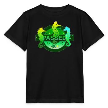 passed swimmer swimmer - Stanley/Stella MINI CREATOR Kids’ T-Shirt - black - Front - Mikhail (115cm)