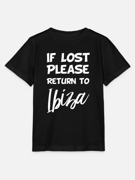 Jos kadonnut - Ibiza - Stanley/Stella T-shirt MINI CREATOR til børn - sort