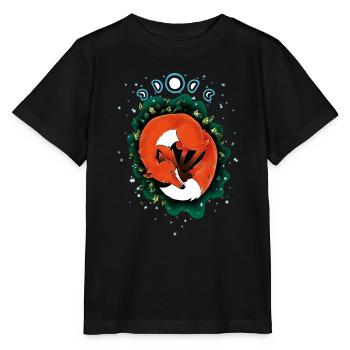 Gute-Nacht-Fuchs - Stanley/Stella Kinder T-Shirt MINI CREATOR  - Schwarz - Vorne - Mikhail (115cm)