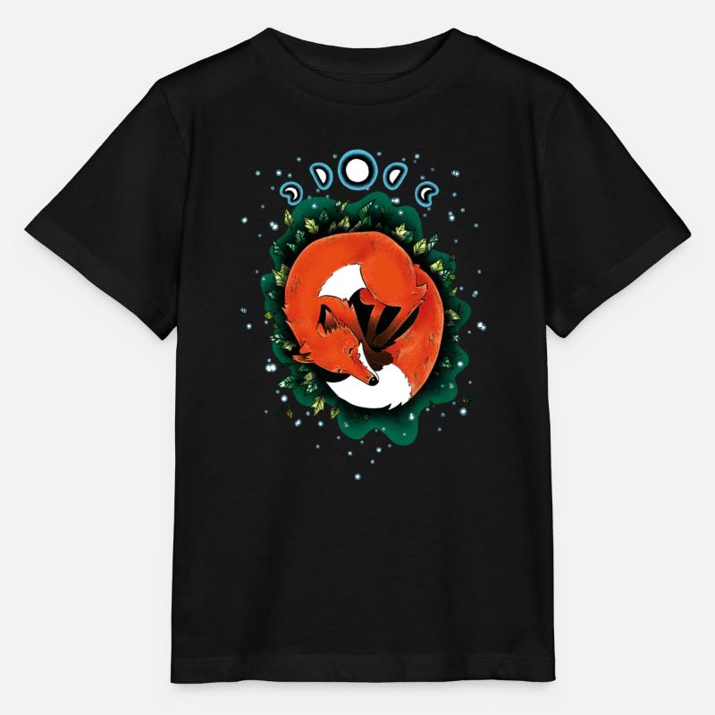 Bonne nuit fox - T-shirt bio MINI CREATOR Stanley/Stella Enfant - noir