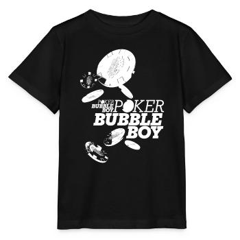 Poker - Bubble Boy (blanc) - T-shirt bio MINI CREATOR Stanley/Stella Enfant - noir - Devant - Mikhail (115cm)