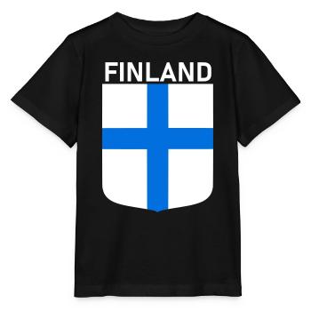 Drapeau Pays 3 - T-shirt bio MINI CREATOR Stanley/Stella Enfant - noir - Devant - Mikhail (115cm)