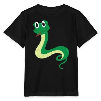 ligne - T-shirt bio MINI CREATOR Stanley/Stella Enfant - noir - Devant - Mikhail (115cm)