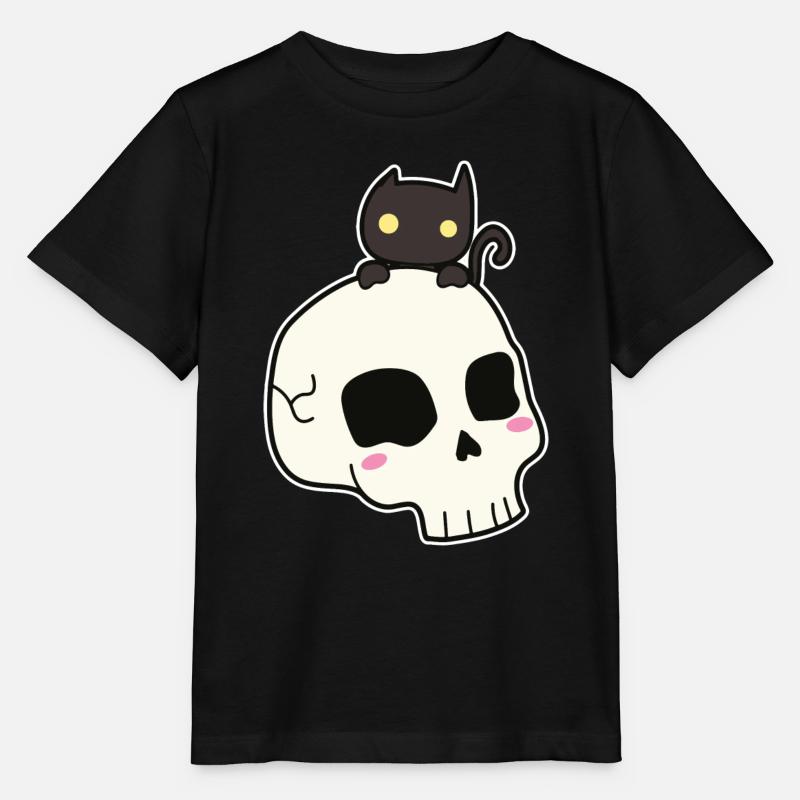 Skull Chat - T-shirt bio MINI CREATOR Stanley/Stella Enfant - noir