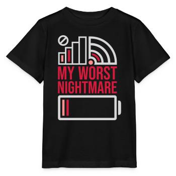 Icônes mon pire cauchemar - T-shirt bio MINI CREATOR Stanley/Stella Enfant - noir - Devant - Mikhail (115cm)