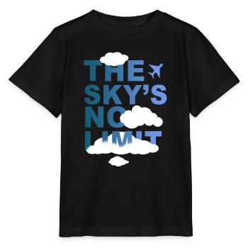 The Sky s No Limit Shirt - T-shirt bio MINI CREATOR Stanley/Stella Enfant - noir - Devant - Mikhail (115cm)