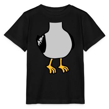 Seagull without head costume - Stanley/Stella MINI CREATOR Kids’ T-Shirt - black - Front - Mikhail (115cm)