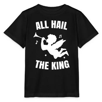 All hail the king - Stanley/Stella MINI CREATOR Kids’ T-Shirt - black - Front - Mikhail (115cm)