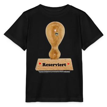 Reserviert Stempel - Stanley/Stella Kinder T-Shirt MINI CREATOR  - Schwarz - Vorne - Mikhail (115cm)