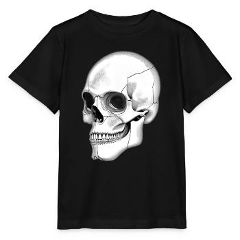 Skull Skull Side Graphic - T-shirt bio MINI CREATOR Stanley/Stella Enfant - noir - Devant - Mikhail (115cm)