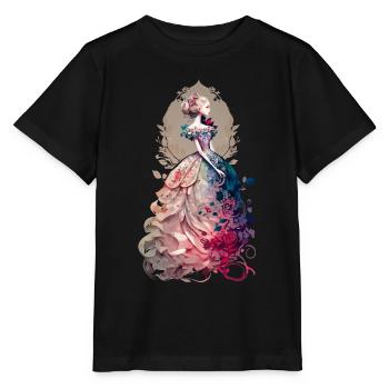 Lady Flower - Stanley/Stella Kinder T-Shirt MINI CREATOR  - Schwarz - Vorne - Mikhail (115cm)