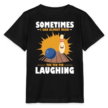 Parfois, j’entends presque les dix épingles rire - T-shirt bio MINI CREATOR Stanley/Stella Enfant - noir - Devant - Mikhail (115cm)
