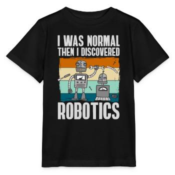 Maschine Mechanik Hobby Robotnik - Stanley/Stella Kinder T-Shirt MINI CREATOR  - Schwarz - Vorne - Mikhail (115cm)