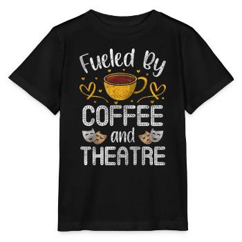 Scène théâtrale Broadway - T-shirt bio MINI CREATOR Stanley/Stella Enfant - noir - Devant - Mikhail (115cm)