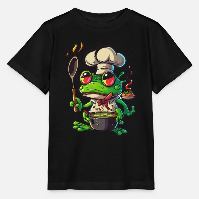 Einen Sprung kochen - Stanley/Stella Kinder T-Shirt MINI CREATOR  - Schwarz