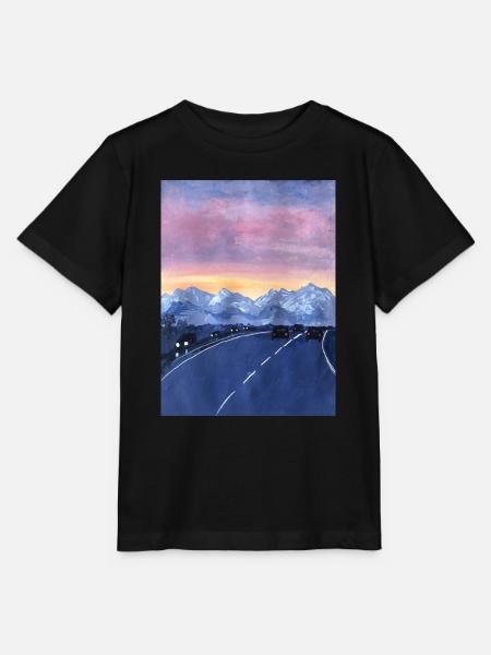 Dämmerung der Straße - Stanley/Stella Kinder T-Shirt MINI CREATOR - Schwarz