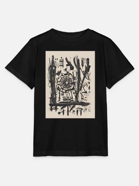 easy art - Stanley/Stella Kinder T-Shirt MINI CREATOR - Schwarz