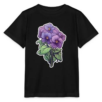 Pensée - T-shirt bio MINI CREATOR Stanley/Stella Enfant - noir - Devant - Mikhail (115cm)