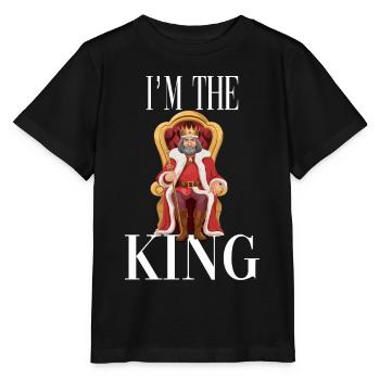 Ich bin der König - Stanley/Stella Kinder T-Shirt MINI CREATOR  - Schwarz - Vorne - Mikhail (115cm)