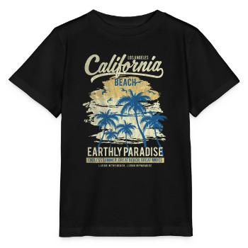 CALIFORNIA BEACH - Surf and summer shirt motif - Stanley/Stella MINI CREATOR Kids’ T-Shirt - black - Front - Mikhail (115cm)