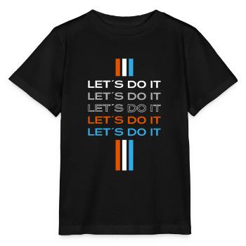 Lets do it - Stanley/Stella MINI CREATOR Kids’ T-Shirt - black - Front - Mikhail (115cm)