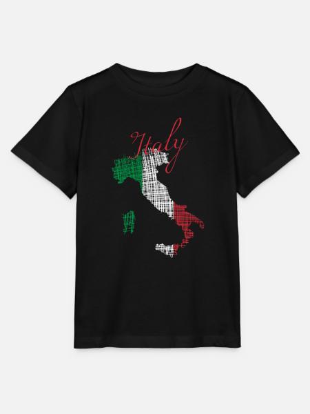 Italien - Stanley/Stella Kinder T-Shirt MINI CREATOR  - Schwarz