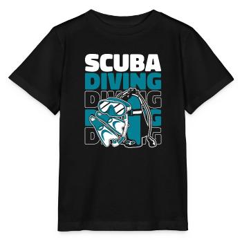 Scuba Diving Goggles Diving Mask Scuba - Stanley/Stella MINI CREATOR Kids’ T-Shirt - black - Front - Mikhail (115cm)