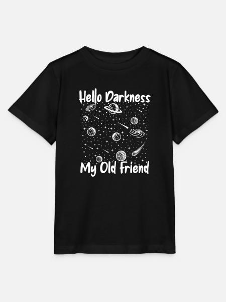 Hello Darkness My Old Friend Sternenhimmel - Stanley/Stella Kinder T-Shirt MINI CREATOR  - Schwarz