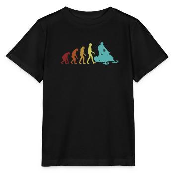 Snowmobile Evolution Snowmobile snowmobiles - Stanley/Stella MINI CREATOR Kids’ T-Shirt - black - Front - Mikhail (115cm)