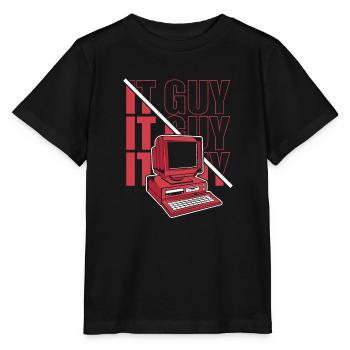 Informaticien Administrateur Administrateur des opérations informatiques - T-shirt bio MINI CREATOR Stanley/Stella Enfant - noir - Devant - Mikhail (115cm)