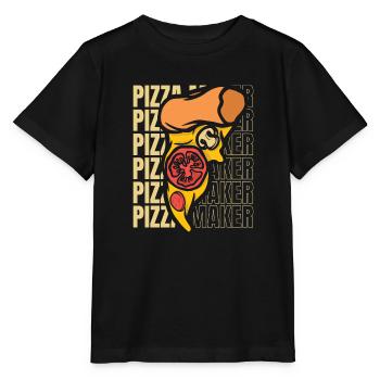 pizza maker pizza oven pizza pizza tray pizza maker - Stanley/Stella MINI CREATOR Kids’ T-Shirt - black - Front - Mikhail (115cm)