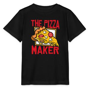 The Pizza Maker Pizza Pizza Tray Pizza Oven - Stanley/Stella MINI CREATOR Kids’ T-Shirt - black - Front - Mikhail (115cm)