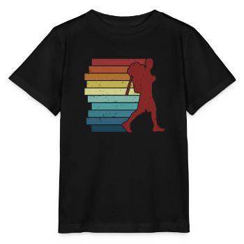 Randonnée Trekking Randonnées Randonnées Randonnées - T-shirt bio MINI CREATOR Stanley/Stella Enfant - noir - Devant - Mikhail (115cm)