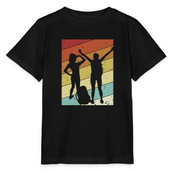 Randonnée en montagne Randonnées Randonnées - T-shirt bio MINI CREATOR Stanley/Stella Enfant - noir - Devant - Mikhail (115cm)