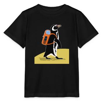 Randonnée en montagne Randonnées Randonnées - T-shirt bio MINI CREATOR Stanley/Stella Enfant - noir - Devant - Mikhail (115cm)