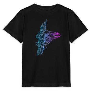 Tree Frog Toad Tadpole Frog Breeder Frog - Stanley/Stella MINI CREATOR Kids’ T-Shirt - black - Front - Mikhail (115cm)