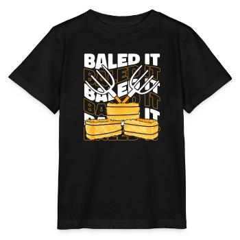 Baled It Agriculture Organic Farmer Farmer - Stanley/Stella MINI CREATOR Kids’ T-Shirt - black - Front - Mikhail (115cm)