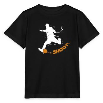 Shoot Soccer God Soccer Player Professional Soccer - Stanley/Stella MINI CREATOR Kids’ T-Shirt - black - Front - Mikhail (115cm)