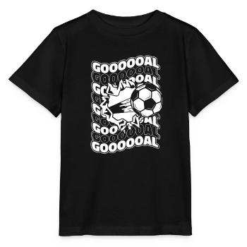 Goal Soccer Goal Keeper Futbol Coach Soccer - Stanley/Stella MINI CREATOR Kids’ T-Shirt - black - Front - Mikhail (115cm)