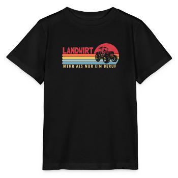 Farmer more than a profession organic farmer farmer - Stanley/Stella MINI CREATOR Kids’ T-Shirt - black - Front - Mikhail (115cm)