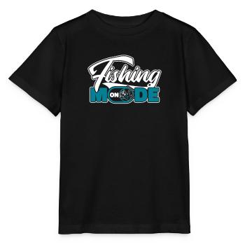 Mode de pêche sur les pêcheurs en haute mer Pêcheurs à la mouche - T-shirt bio MINI CREATOR Stanley/Stella Enfant - noir - Devant - Mikhail (115cm)
