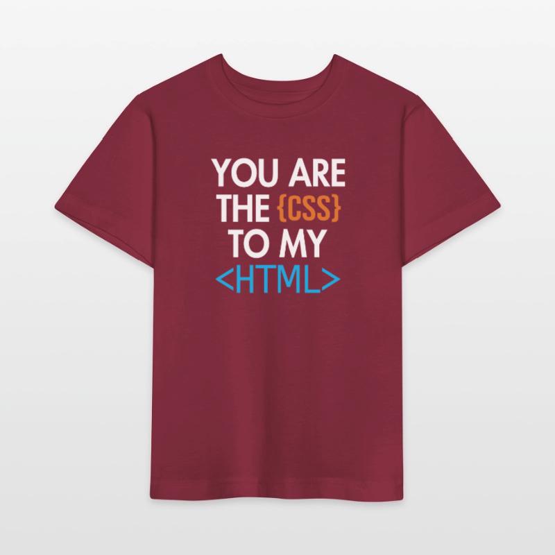 Vous êtes le CSS de mon HTML Developer Coder T-shirt bio MINI CREATOR Stanley/Stella Enfant