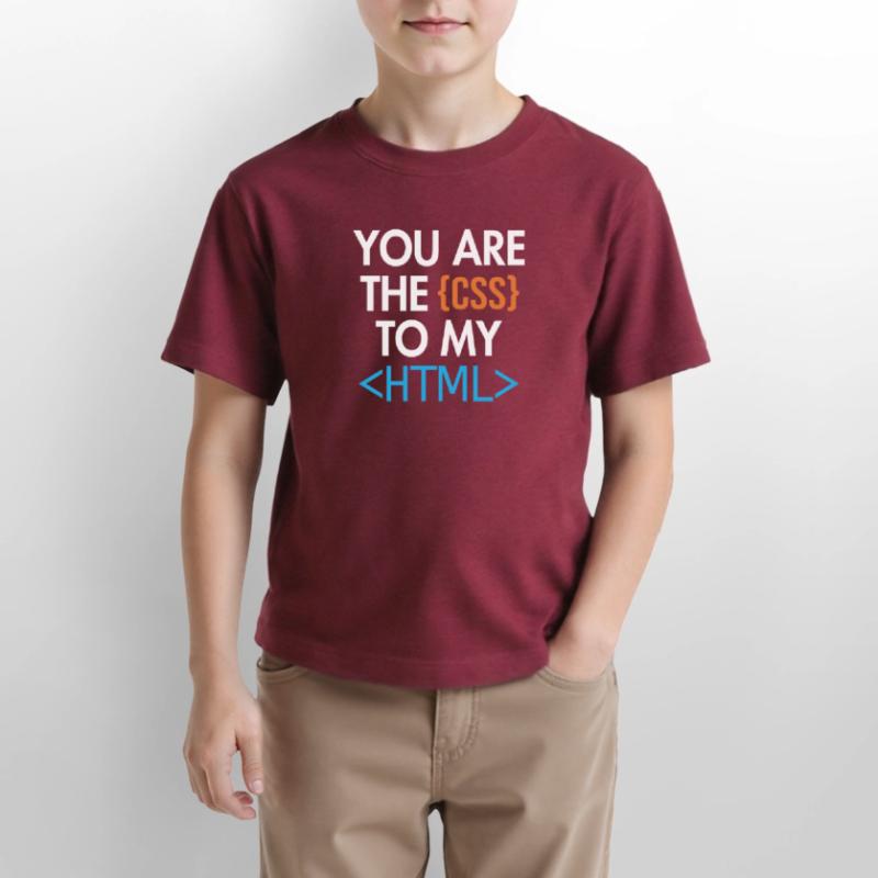 Vous êtes le CSS de mon HTML Developer Coder T-shirt bio MINI CREATOR Stanley/Stella Enfant