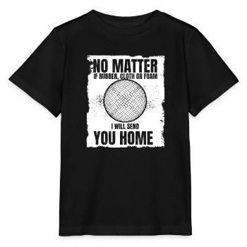 Ich schicke dir Home Game Prisonball Teamplayer - Stanley/Stella Kinder T-Shirt MINI CREATOR  - Schwarz - Vorne - Mikhail (115cm)