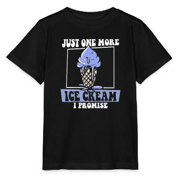Nur noch ein Eis, versprochen Gelato Maker - Stanley/Stella Kinder T-Shirt MINI CREATOR  - Schwarz - Vorne - Mikhail (115cm)