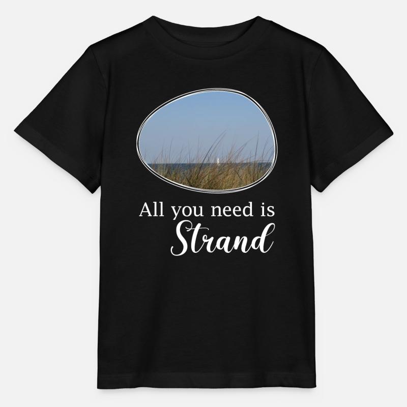 All you need is la plage - T-shirt bio MINI CREATOR Stanley/Stella Enfant - noir