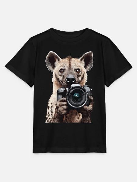 Hyäne - Stanley/Stella Kinder T-Shirt MINI CREATOR - Schwarz
