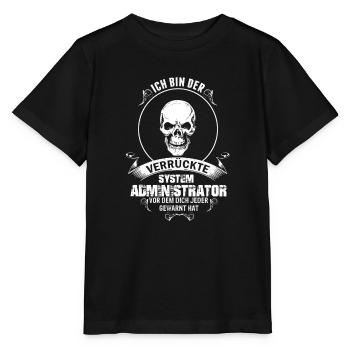 System Administrator - Stanley/Stella Kinder T-Shirt MINI CREATOR  - Schwarz - Vorne - Mikhail (115cm)