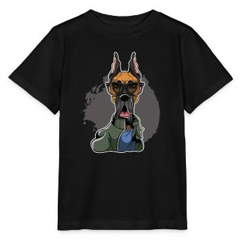 Great Dane - Great Dane - Stanley/Stella MINI CREATOR Kids’ T-Shirt - black - Front - Mikhail (115cm)