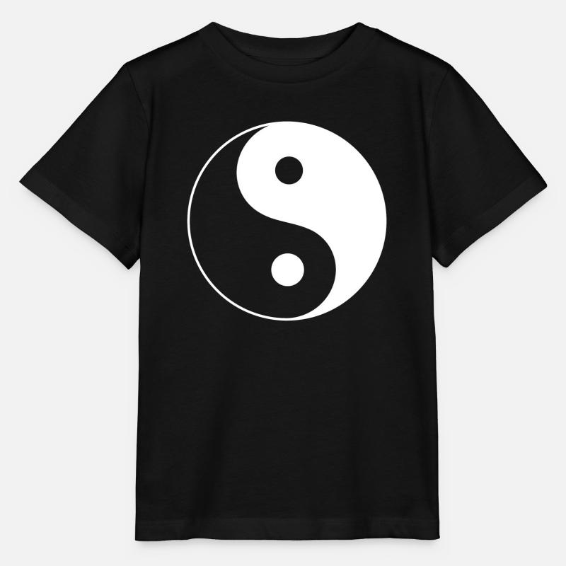 Yin Yang - T-shirt bio MINI CREATOR Stanley/Stella Enfant - noir